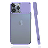 iPhone 13 Pro Max Uyumlu Zore LNSM-i Kılıf-Lila