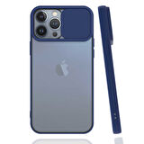 iPhone 13 Pro Max Uyumlu Zore LNSM-i Kılıf-Lacivert