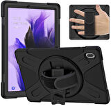 Galaxy Tab S7 FE LTE (T737-T736-T733-T730) ​İNC Defender Tablet Silikon - Siyah