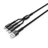 Lexroo LC93 3 in 1 Usb Kablo - Siyah