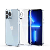 iPhone 12 Pro Max Uyumlu Zore Fizy Kılıf-Renksiz