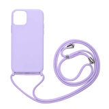iPhone 13 Pro Uyumlu Zore Ropi Kapak-Mor