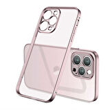 iPhone 13 Pro Max Uyumlu Zore Mat Gbox Kılıf-Rose Gold