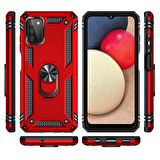 Galaxy A03S Uyumlu Zore Vega Kapak-Gold