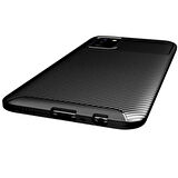 Galaxy A03S Uyumlu Zore Negro Silikon Kapak-Kahverengi