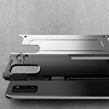 Galaxy A03S Uyumlu Zore Crash Silikon Kapak-Mavi