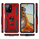 Xiaomi Mi 11T Pro 5G Kılıf Zore Vega Kapak-Siyah