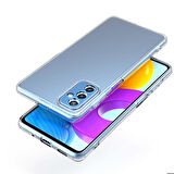 Galaxy M52 Uyumlu Zore Kamera Korumalı Süper Silikon Kapak-Renksiz