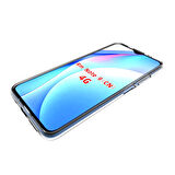 Xiaomi Redmi 9T Kılıf Zore Süper Silikon Kapak-Renksiz