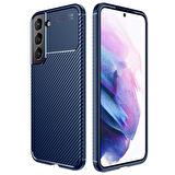 Galaxy S22 Plus Uyumlu Zore Negro Silikon Kapak-Lacivert