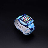 Watch 42mm Uyumlu 3 in 1 Army Zore Kordon-Yeşil
