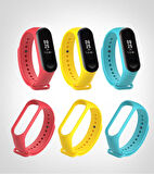 Xiaomi Mi Band 2 Uyumlu Zore Kordon-Kırmızı