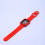 Watch 42mm Uyumlu 3 in 1 Klasik Zore Kordon-Turuncu