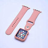 Watch 42mm Uyumlu 3 in 1 Klasik Zore Kordon-Gold