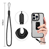iPhone 13 Pro Uyumlu Zore V-Bax Kapak-Siyah