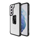 Galaxy S22 Plus Uyumlu Zore V-Bax Kapak-Siyah