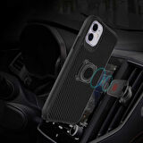 iPhone 12 Uyumlu Zore Timo Kapak-Siyah