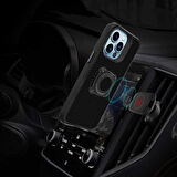 iPhone 13 Pro Max Uyumlu Zore Timo Kılıf-Siyah