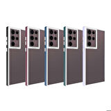 Galaxy S22 Ultra Uyumlu Zore Mima Kapak-Lila