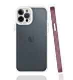 iPhone 12 Pro Uyumlu Zore Mima Kılıf-Mürdüm