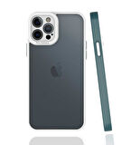 iPhone 12 Pro Uyumlu Zore Mima Kılıf-Koyu Yeşil