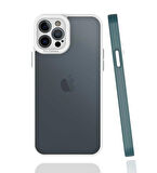 iPhone 12 Pro Max Uyumlu Zore Mima Kapak-Koyu Yeşil