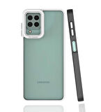 Galaxy M22 Uyumlu Zore Mima Kapak-Siyah