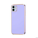 iPhone 12 Uyumlu Zore Bark Kapak-Mor