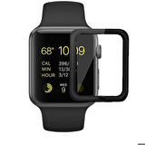 Apple Watch 38mm Zore Kenarları Metal Cam Ekran Koruyucu