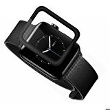 Apple Watch 38mm Zore Kenarları Metal Cam Ekran Koruyucu