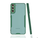 Galaxy S22 Plus Uyumlu Zore Parfe Kapak-Koyu Yeşil