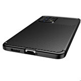 Galaxy A73 Uyumlu Zore Negro Silikon Kapak-Siyah
