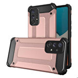 Galaxy A53 5G Uyumlu Zore Crash Silikon Kapak-Rose Gold