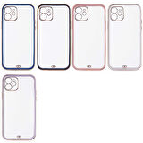 iPhone 12 Uyumlu Zore Voit Clear Kılıf-Pembe