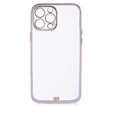 iPhone 13 Pro Uyumlu Zore Voit Clear Kapak-Lila