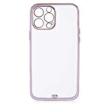 iPhone 13 Pro Uyumlu Zore Voit Clear Kılıf-Lila