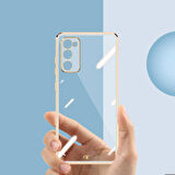 Galaxy S20 FE Uyumlu Zore Voit Clear Kapak-Siyah
