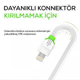 Beyaz LS32 Type-C Usb Kablo-Zore