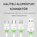 Beyaz LS32 Type-C Usb Kablo-Zore