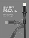 Kırmızı LS63 Lightning Usb Kablo-Zore