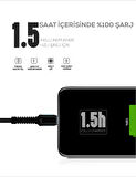Kırmızı LS63 Lightning Usb Kablo-Zore
