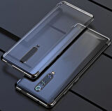 Oppo RX17 Pro Köşeleri Renkli Şeffaf Kamera Korumalı Kılıf