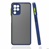 Galaxy A22 4G Uyumlu Zore Hux Kapak-Lacivert