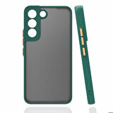 Galaxy S22 Plus Uyumlu Zore Hux Kapak-Koyu Yeşil