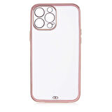 iPhone 13 Pro Max Uyumlu Zore Voit Clear Kılıf-Pembe