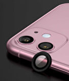 iPhone 12 Mini Uyumlu Ensueno CL-07 Kamera Lens Koruyucu-Siyah