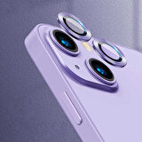 iPhone 13 Uyumlu Zore CL-07 Kamera Koruyucu-Mor