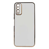 Vivo Y11S Kılıf Zore Bark Kapak-Beyaz
