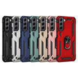 Galaxy S22 Plus Uyumlu Zore Vega Kapak-Gold