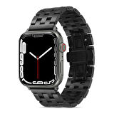 Watch 38mm Uyumlu KRD-20 Metal Zore Kordon-Siyah